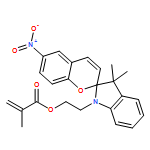 2-Propenoic acid, 2-methyl-, 2-(3',3'-dimethyl-6-nitrospiro[2H-1-benzopyran-2,2'-[2H]indol]-1'(3'H)-yl)ethyl ester