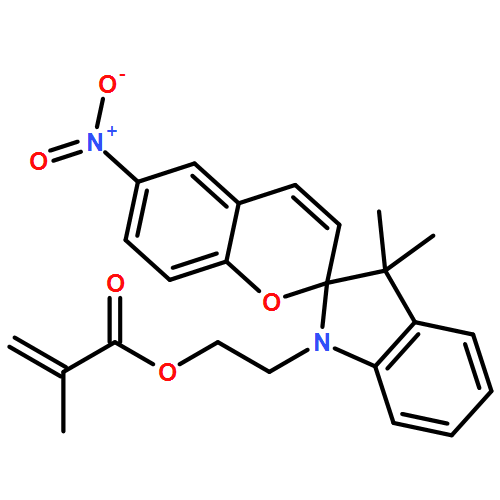 2-Propenoic acid, 2-methyl-, 2-(3',3'-dimethyl-6-nitrospiro[2H-1-benzopyran-2,2'-[2H]indol]-1'(3'H)-yl)ethyl ester