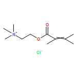 Ethanaminium, 2-[(2,3-dimethyl-1-oxo-2-buten-1-yl)oxy]-N,N,N-trimethyl-, chloride (1:1)