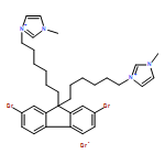 1H-?Imidazolium, 3,?3'-?[(2,?7-?dibromo-?9H-?fluoren-?9-?ylidene)?di-?6,?1-?hexanediyl]?bis[1-?methyl-?, bromide (1:2)