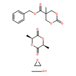 1,3-Dioxane-5-carboxylic acid, 5-methyl-2-oxo-, phenylmethyl ester, polymer with (3S,6S)-3,6-dimethyl-1,4-dioxane-2,5-dione and oxirane, monomethyl
