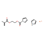Ferrocene, [[2-[(2-methyl-1-oxo-2-propen-1-yl)oxy]ethoxy]carbonyl]- 