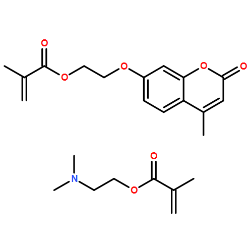 2-Propenoic acid, 2-methyl-, 2-(dimethylamino)ethyl ester, polymer with 2-[(4-methyl-2-oxo-2H-1-benzopyran-7-yl)oxy]ethyl 2-methyl-2-propenoate