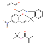 2-Propenoic acid, 2-methyl-, 1,1-dimethylethyl ester, polymer with 2-(3',3'-dimethyl-6-nitrospiro[2H-1-benzopyran-2,2'-[2H]indol]-1'(3'H)-yl)ethyl 2-