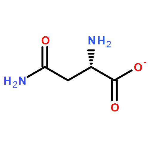 L-Asparagine, ion(1-)