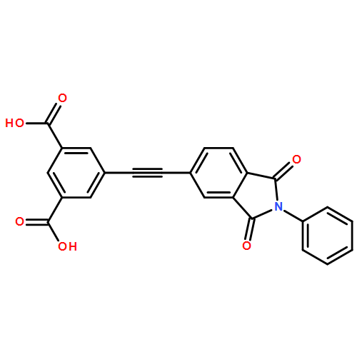 1,3-Benzenedicarboxylic acid, 5-[2-(2,3-dihydro-1,3-dioxo-2-phenyl-1H-isoindol-5-yl)ethynyl]-