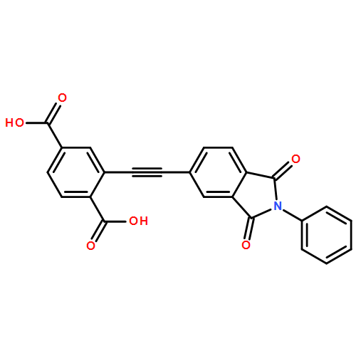1,4-Benzenedicarboxylic acid, 2-[2-(2,3-dihydro-1,3-dioxo-2-phenyl-1H-isoindol-5-yl)ethynyl]-