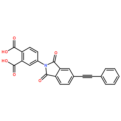 1,2-Benzenedicarboxylic acid, 4-[1,3-dihydro-1,3-dioxo-5-(2-phenylethynyl)-2H-isoindol-2-yl]-