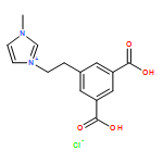 1H-?Imidazolium, 3-?[2-?(3,?5-?dicarboxyphenyl)?ethyl]?-?1-?methyl-?, chloride (1:1) 