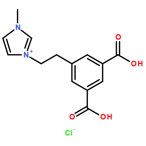 1H-?Imidazolium, 3-?[2-?(3,?5-?dicarboxyphenyl)?ethyl]?-?1-?methyl-?, chloride (1:1) 
