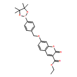 2H-1-Benzopyran-3-carboxylic acid, 2-oxo-7-[[4-(4,4,5,5-tetramethyl-1,3,2-dioxaborolan-2-yl)phenyl]methoxy]-, ethyl ester