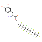 L-Tyrosine, 3-hydroxy-, 3,3,4,4,5,5,6,6,7,7,8,8,9,9,10,10,10-heptadecafluorodecyl ester