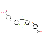 Benzoic acid, 4,4'-[[2,2,2-trifluoro-1-(trifluoromethyl)ethylidene]bis(4,1-phenyleneoxy)]bis-