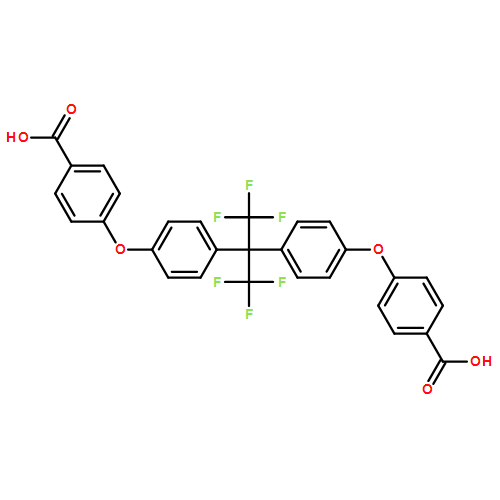 Benzoic acid, 4,4'-[[2,2,2-trifluoro-1-(trifluoromethyl)ethylidene]bis(4,1-phenyleneoxy)]bis-