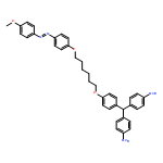 Benzenamine, 4,4'-[[4-[[6-[4-[2-(4-methoxyphenyl)diazenyl]phenoxy]hexyl]oxy]phenyl]methylene]bis-