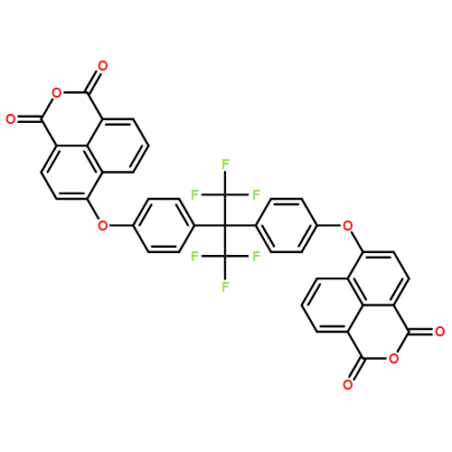 1H,3H-Naphtho[1,8-cd]pyran-1,3-dione, 6,6'-[[2,2,2-trifluoro-1-(trifluoromethyl)ethylidene]bis(4,1-phenyleneoxy)]bis- (9CI)