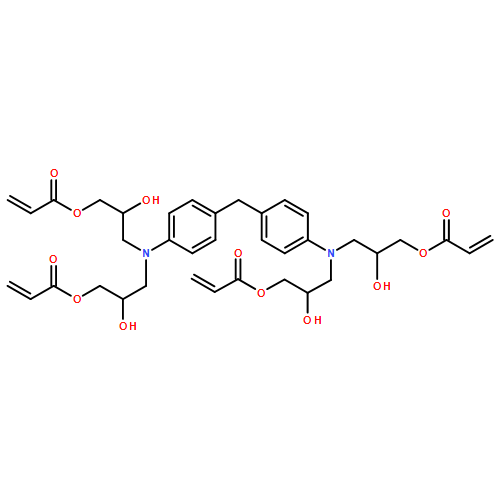 2-?Propenoic acid, methylenebis[4,?1-?phenylenenitrilobis(?2-?hydroxy-?3,?1-?propanediyl)?] ester (9CI) 