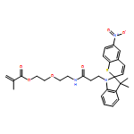 2-Propenoic acid, 2-methyl-, 2-[2-[[3-(1',3'-dihydro-3',3'-dimethyl-6-nitrospiro[2H-1-benzothiopyran-2,2'-[2H]indol]-1'-yl)-1-oxopropyl]amino]ethoxy]ethyl ester