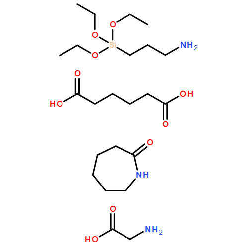 Glycine, polymer with hexahydro-?2H-?azepin-?2-?one, hexanedioic acid and 3-?(triethoxysilyl)?-?1-?propanamine 