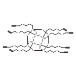 Pentacyclo[9.5.1.13,?9.15,?15.17,?13]?octasiloxane, 1,?3,?5,?7,?9,?11,?13,?15-?octakis[3-?(2-?propyn-?1-?ylthio)?propyl]?- 