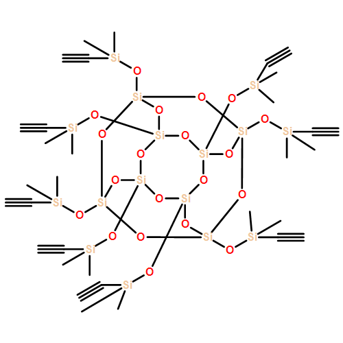 Pentacyclo[9.5.1.13,?9.15,?15.17,?13]?octasiloxane, 1,?3,?5,?7,?9,?11,?13,?15-?octakis[(ethynyldime?thylsilyl)?oxy]?- 