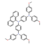 1,4-Benzenediamine, N1-9-anthracenyl-N1-[4-[bis(4-methoxyphenyl)amino]phenyl]-N4,N4-bis(4-methoxyphenyl)-