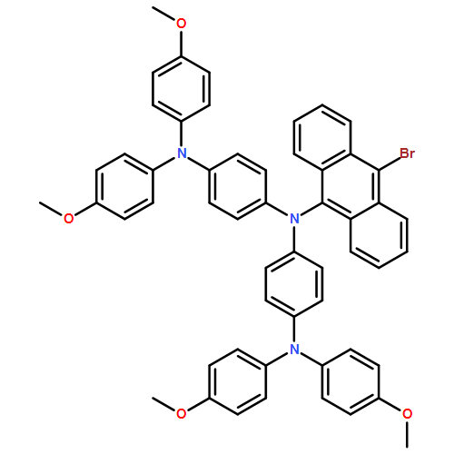 1,4-Benzenediamine, N1-[4-[bis(4-methoxyphenyl)amino]phenyl]-N1-(10-bromo-9-anthracenyl)-N4,N4-bis(4-methoxyphenyl)-