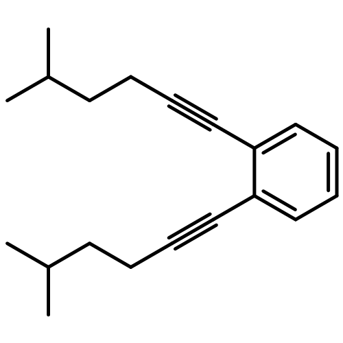 Benzene, 1,2-bis(5-methyl-1-hexyn-1-yl)-