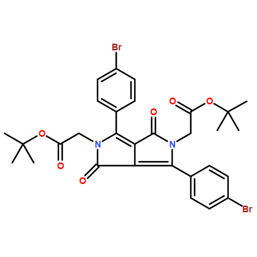 Pyrrolo[3,?4-?c]?pyrrole-?2,?5(1H,?4H)?-?diacetic acid, 3,?6-?bis(4-?bromophenyl)?-?1,?4-?dioxo-?, 2,?5-?bis(1,?1-?dimethylethyl) ester 