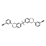 2H-1,3-Benzoxazine, 6,6'-(1-methylethylidene)bis[3-(3-ethynylphenyl)-3,4-dihydro-