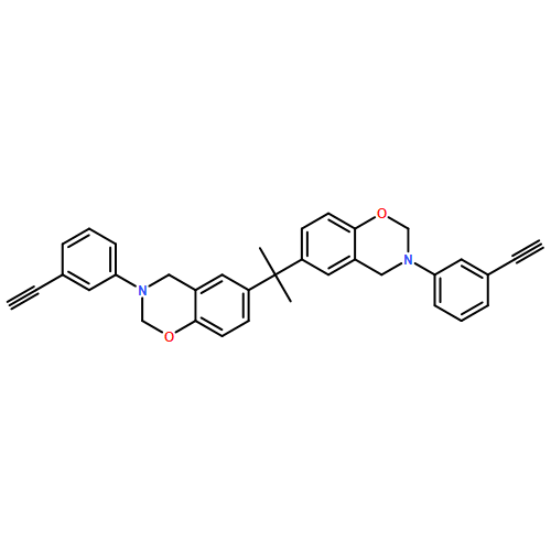 2H-1,3-Benzoxazine, 6,6'-(1-methylethylidene)bis[3-(3-ethynylphenyl)-3,4-dihydro-