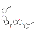 Methanone, bis[3-(3-ethynylphenyl)-3,4-dihydro-2H-1,3-benzoxazin-6-yl]-