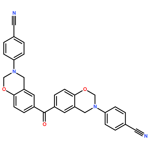 Benzonitrile, 4,4'-[carbonylbis(2H-1,3-benzoxazine-6,3(4H)-diyl)]bis- (9CI)
