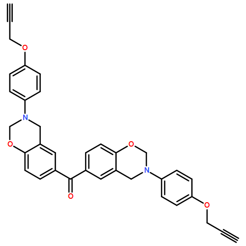 Methanone, bis[3,4-dihydro-3-[4-(2-propyn-1-yloxy)phenyl]-2H-1,3-benzoxazin-6-yl]-