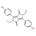 Pyrrolo[3,4-c]pyrrole-1,4-dione, 3,6-bis(4-bromophenyl)-2,5-diethyl-2,5-dihydro-