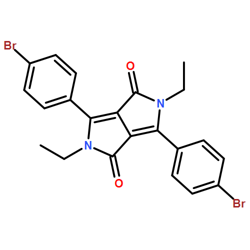 Pyrrolo[3,4-c]pyrrole-1,4-dione, 3,6-bis(4-bromophenyl)-2,5-diethyl-2,5-dihydro-