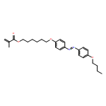 2-Propenoic acid, 2-methyl-, 6-[4-[2-(4-butoxyphenyl)diazenyl]phenoxy]hexyl ester