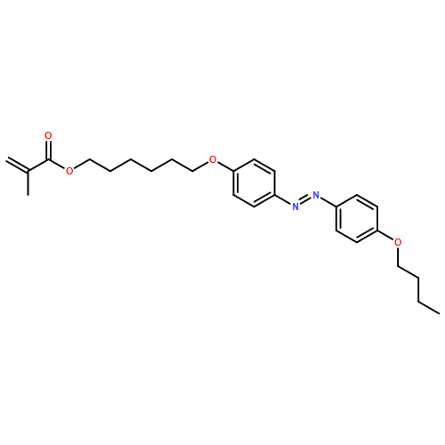 2-Propenoic acid, 2-methyl-, 6-[4-[2-(4-butoxyphenyl)diazenyl]phenoxy]hexyl ester