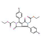 Pyrrolo[3,?4-?c]?pyrrole-?2,?5(1H,?4H)?-?diacetic acid, 3,?6-?bis(4-?bromophenyl)?-?1,?4-?dioxo-?, 2,?5-?diethyl ester 