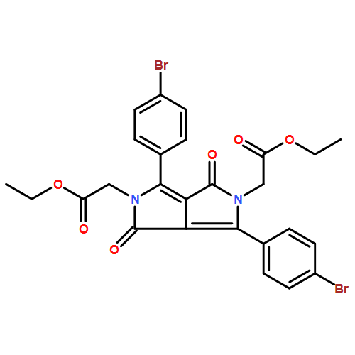 Pyrrolo[3,?4-?c]?pyrrole-?2,?5(1H,?4H)?-?diacetic acid, 3,?6-?bis(4-?bromophenyl)?-?1,?4-?dioxo-?, 2,?5-?diethyl ester 