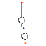 Phenol, 4-[2-[4-(3-hydroxy-3-methyl-1-butyn-1-yl)phenyl]diazenyl]-