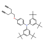 Benzenamine, N-[3,5-bis(1,1-dimethylethyl)phenyl]-3,5-bis(1,1-dimethylethyl)-N-[4-[[2-(2-propyn-1-yl)-4-pentyn-1-yl]oxy]phenyl]-