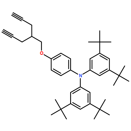 Benzenamine, N-[3,5-bis(1,1-dimethylethyl)phenyl]-3,5-bis(1,1-dimethylethyl)-N-[4-[[2-(2-propyn-1-yl)-4-pentyn-1-yl]oxy]phenyl]-