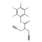 4-Pentynoic acid, 2-(2-propyn-1-yl)-, 2,3,4,5,6-pentafluorophenyl ester