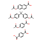 1,?4-?Benzenedicarboxylic acid, polymer with 4-?(acetyloxy)?benzoic acid, 6-?(acetyloxy)?-?2-?naphthalenecarboxyli?c acid and 1,?1'-?[(1-?methylethylidene)?di-?4,?1-?phenylene] diacetate 