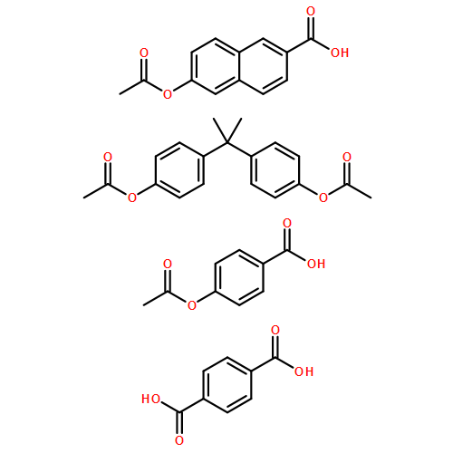 1,?4-?Benzenedicarboxylic acid, polymer with 4-?(acetyloxy)?benzoic acid, 6-?(acetyloxy)?-?2-?naphthalenecarboxyli?c acid and 1,?1'-?[(1-?methylethylidene)?di-?4,?1-?phenylene] diacetate 