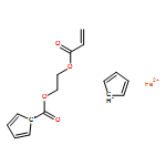 Ferrocene, [[2-[(1-oxo-2-propen-1-yl)oxy]ethoxy]carbonyl]- 