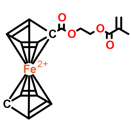 Ferrocene, [[2-[(2-methyl-1-oxo-2-propen-1-yl)oxy]ethoxy]carbonyl]-, homopolymer 