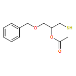 2-Propanol, 1-mercapto-3-(phenylmethoxy)-, 2-acetate 