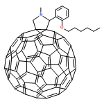 2'H-[5,6]Fullereno-C60-Ih-[1,9-c]pyrrole, 2'-[2-(hexyloxy)phenyl]-1',5'-dihydro-1'-methyl- 